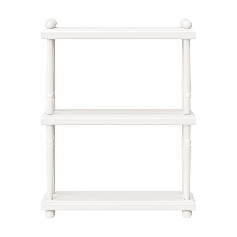 Liberty Tiered Wall Shelf, Warm White