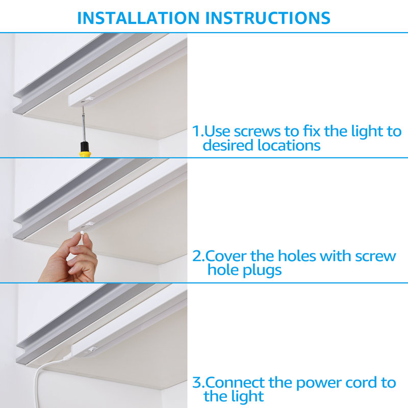 LED 12.2'' Under Cabinet Linkable Light Bar
