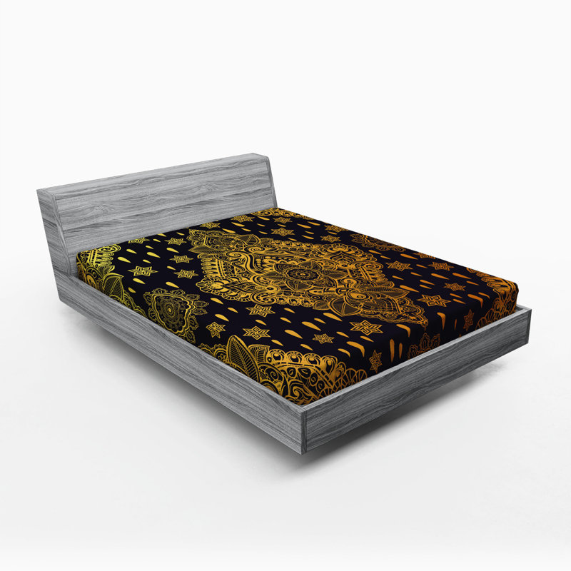 Microfiber Damask Fitted Sheet, Twin XL Fitted Sheet
