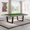 Table de billard en ardoise 8 pieds avec structure en acier Unity