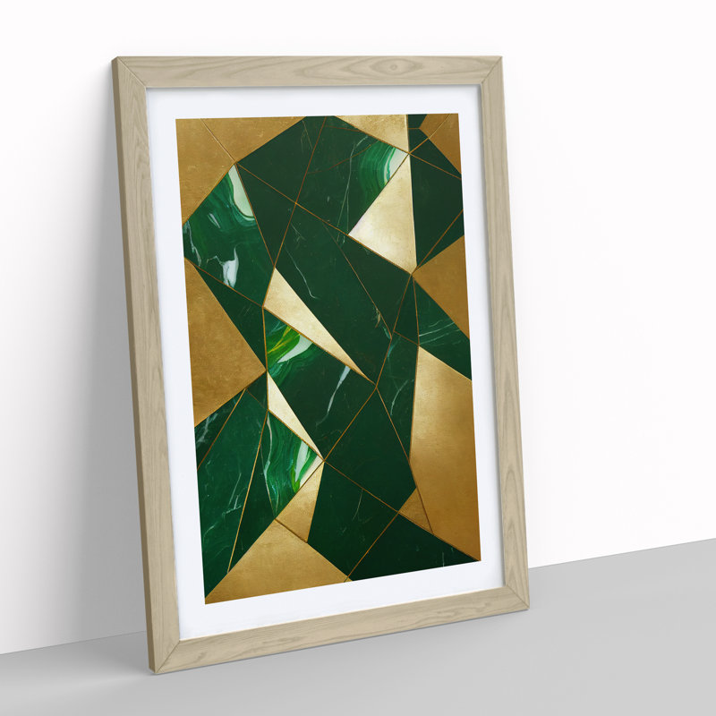 Sensational Art - Single Picture Frame Print, 64cm H x 46cm W x 2cm D, Oak