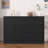 Sideboard Buffet Cabinet With Storage, 47" Large Farmhouse Kitchen Cabinet With 3 Drawers And Doors, Modern Accent Coffee Bar Wood Table For Living Room Dining Room, Black-739855914