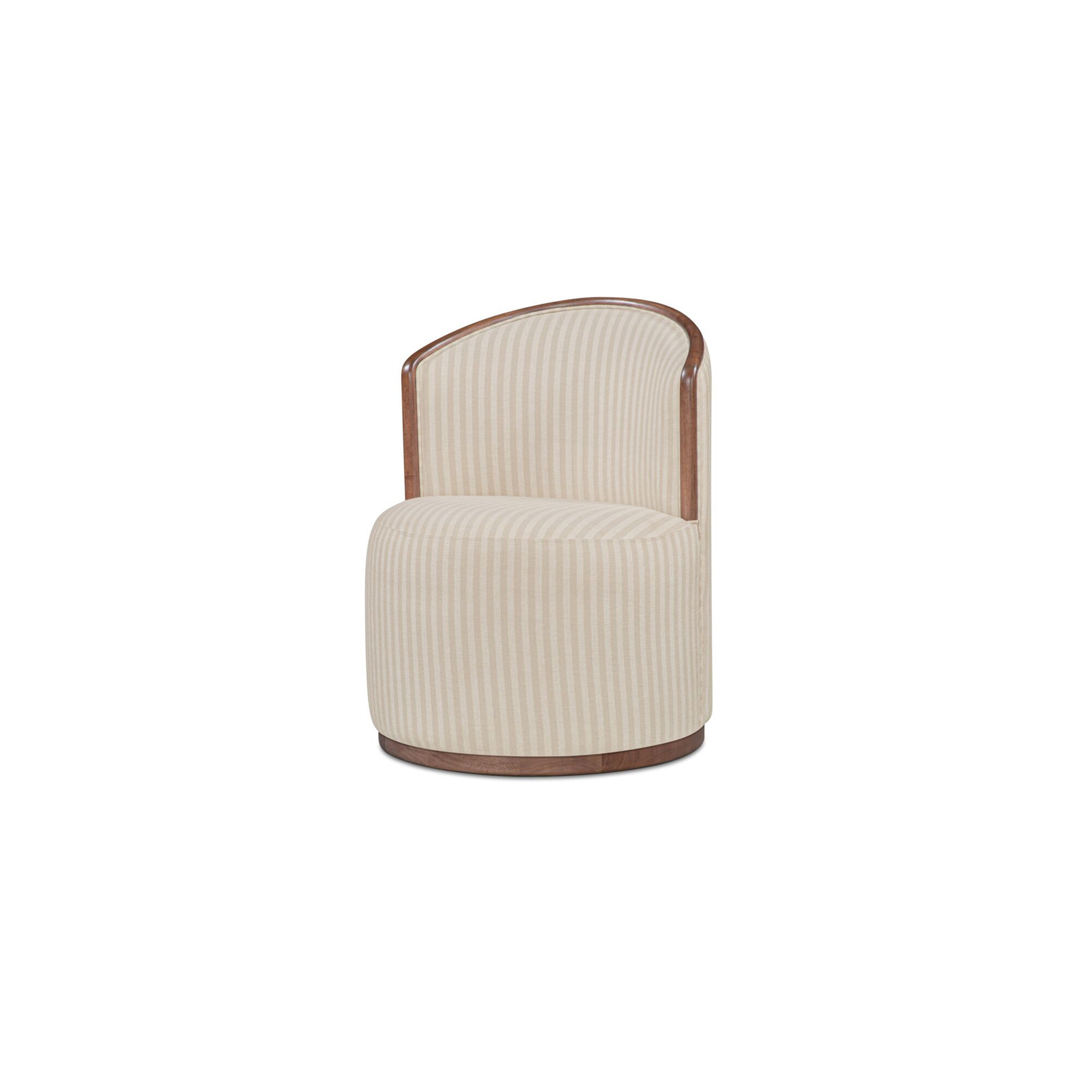 Rossi Swivel Dining Chair Cream, White; Gray