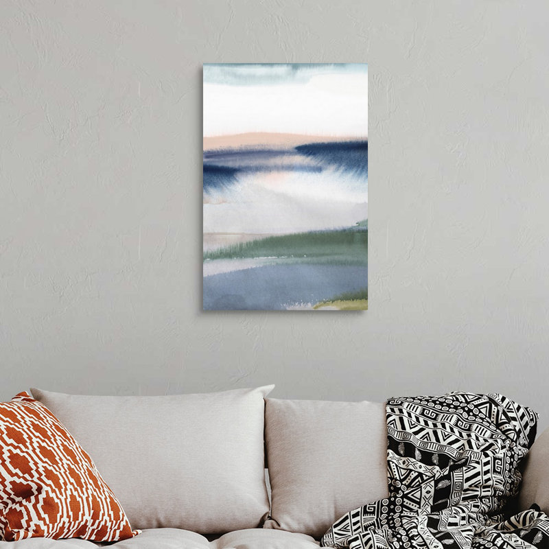 "Événement II" par Isabelle Z - reproduction d'art, Toile tendue, H 30 po x l 20 po x P 1,25 po