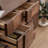 Modern Black Walnut Solid Wood Accent Cabinet