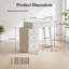 Bureau en bois blanc sans miroir 80Cm