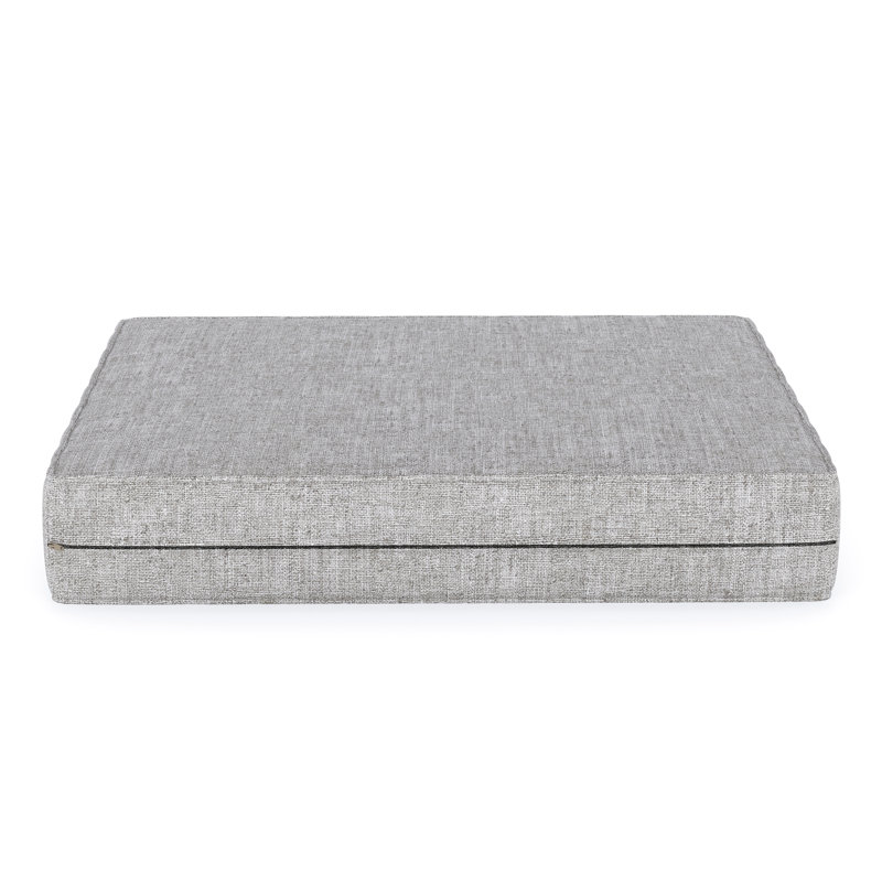 Sunbrella® Outdoor Ottoman Cushion, 3.5" H x 23.5" W x 20.5" D, Canvas Granite Sunbrella® Canvas