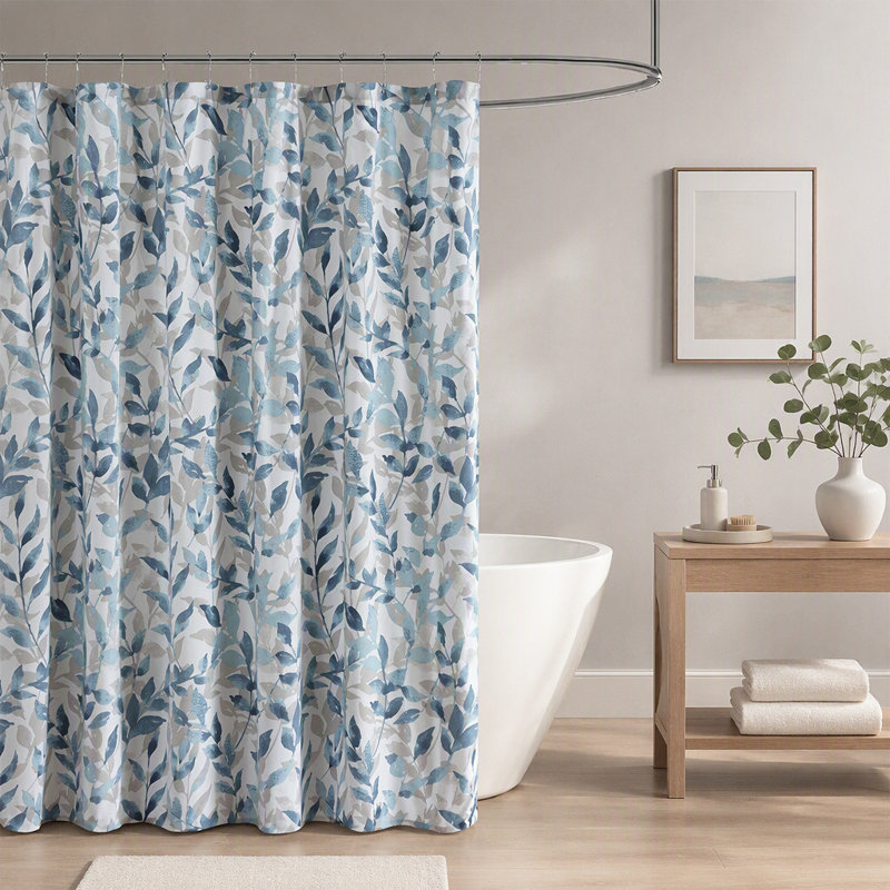 Botanical Printed Shower Curtain