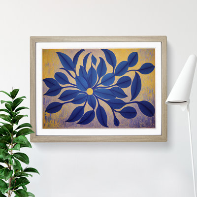 Contemporary Flower - Framed Print