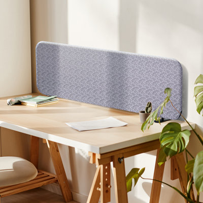 Freestanding Desk Divider, Tabletop Partition Screen For Home, Study, Office, Classroom, 48"X18" by Ebern Designs