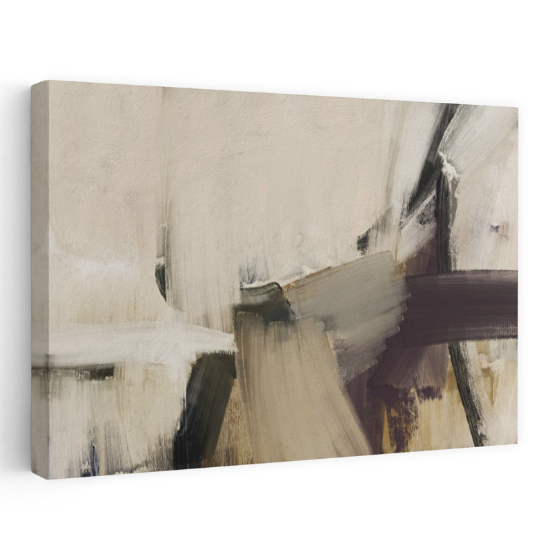 Art contemporain contemporain abstrait, H 32 po x l 48 po
