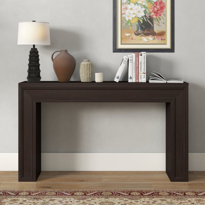 Console 55 po, Marron foncé