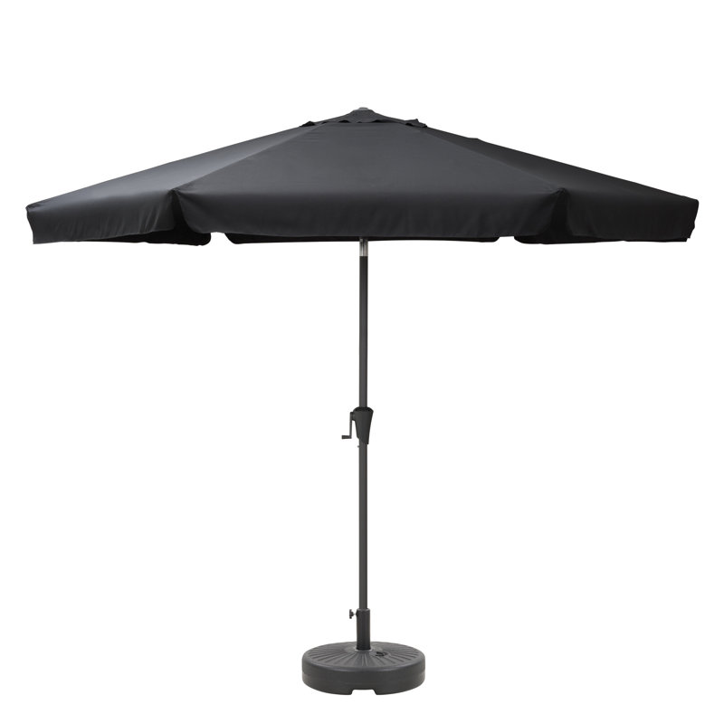 Parasol de marché 117 '' Tilt Market, Noir