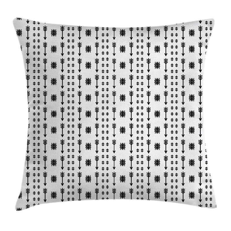Modern Tribal Square Pillow Cover, 18" x 18"