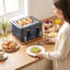 HOMCOM Toaster Oven with Rotisserie