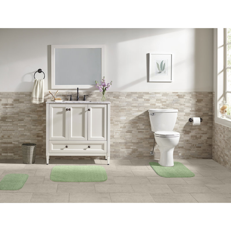 Tapis pour salle de bain Heffingen, Fougère intense