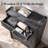 Modern 5 Drawer Dresser for Bedroom, 39.6" Tall Dressers & Chest of Drawers w/Curved Profile Design & Golden Metal Handle-1053324253