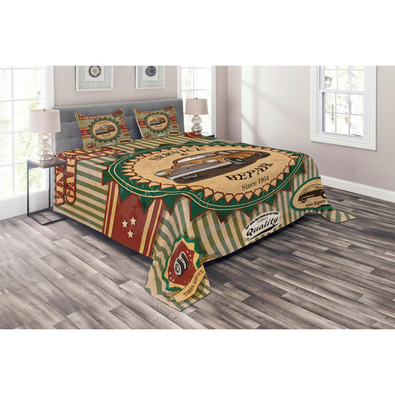 Farmhouse / Country Polyester Coverlet