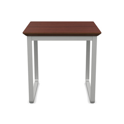 Gansett Waiting Reception End Table Metal Frame 20x20" High Pressure Laminate Top by Lesro