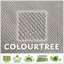 Toile d'ombrage rectangulaire avec ensemble de quincaillerie Colourtree - Installation facile et résistante aux rayons UV-58148972-93947042