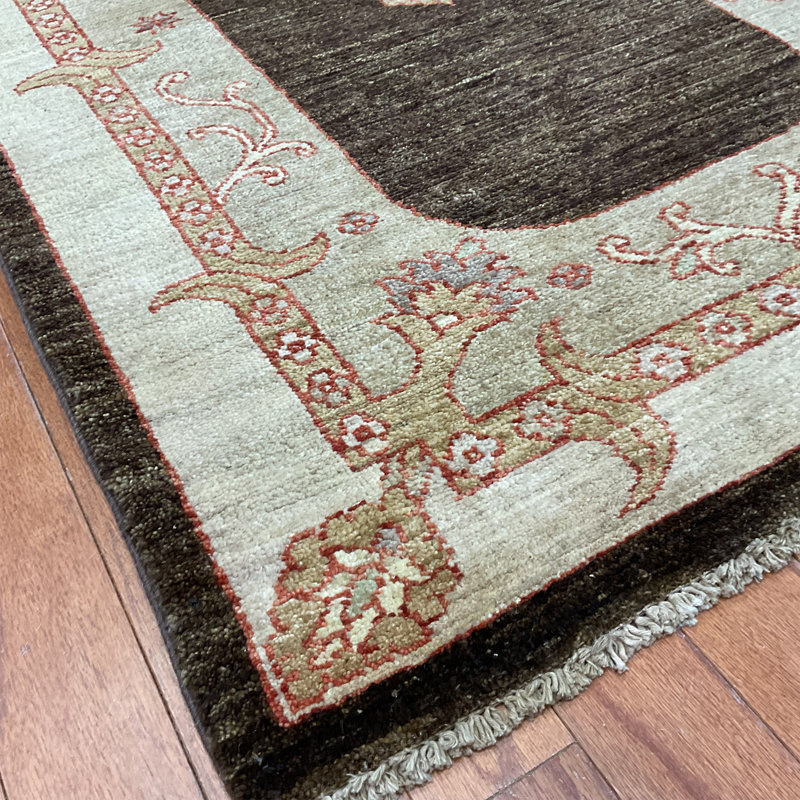  Handmade Oushak Wool Rug