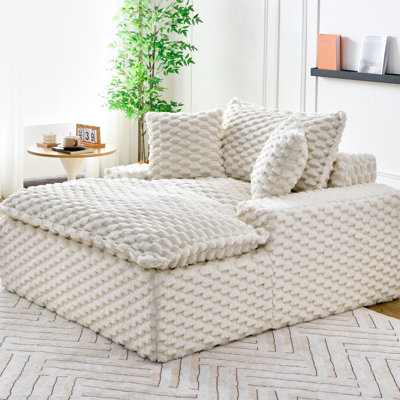 Luxury Single With 51 - Inch Length, Two Pillows, Minimalist Style Design Comfort Bearing , Suitable For Small Spaces, 72.82lbs Weight, Sponge Filling