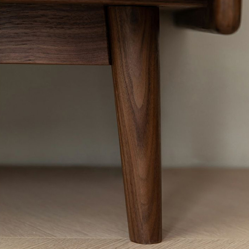 Nut-brown Solid Wood + Glass Display Cases