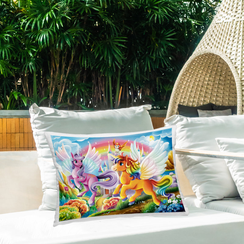 Coussin d'extérieur imprimé Stupell Industries