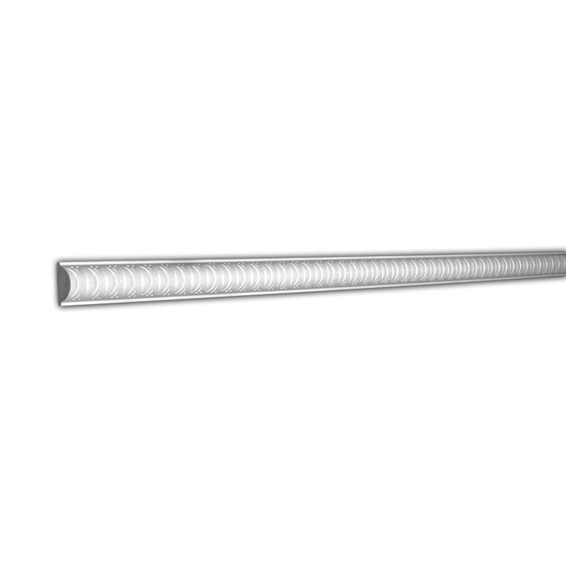 0.38'' H x 96'' W x 0.38'' D Urethane Chair Rail