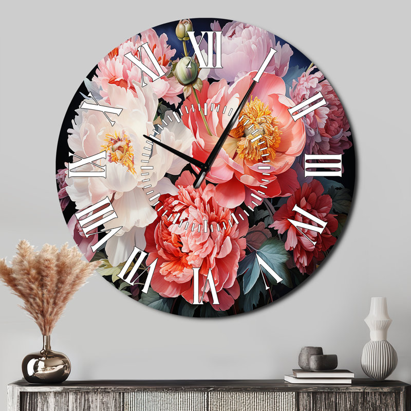 Horloge murale en porcelaine China Art, Surdimensionné
