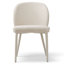 Ensemble de table de salle à manger moderne à piédestal avec chaises rembourrées 35 po Modern-1186314384-1186314415