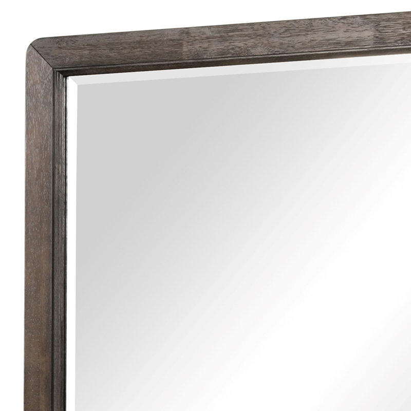 Miroir brun antique