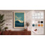 Cresting Wave Japandi - Wrapped Canvas-1191245500-1191245497