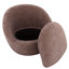 Fauteuil d'appoint pivotant rembourré Kate Eldin-566860582