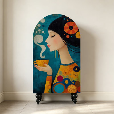 Art light luxury advanced sense home wardrobe