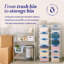 Bac de rangement avec couvercles Homz-71007988-71007989-97291500