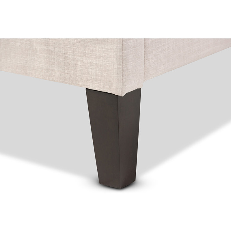 Lit plateforme Yaisa, Grand, Beige