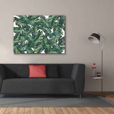 'Tropical Leaves 5' by Mark Ashkenazi Canvas Wall Art