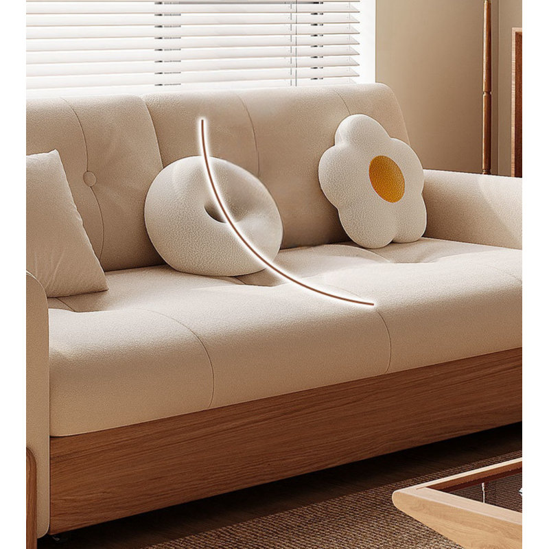 Canapé Modern, H 35,43 po x l 70,87 po x P 31,5 po, 2