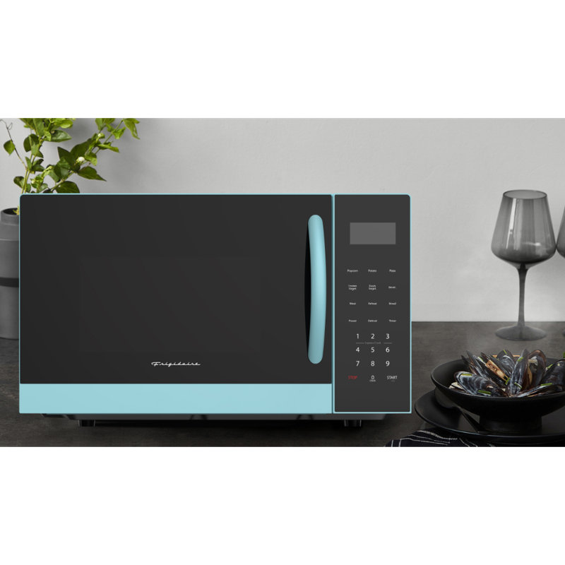 Frigidaire, 0,9 pi³ Pi. Four à micro-ondes de comptoir, bleu, Bleu