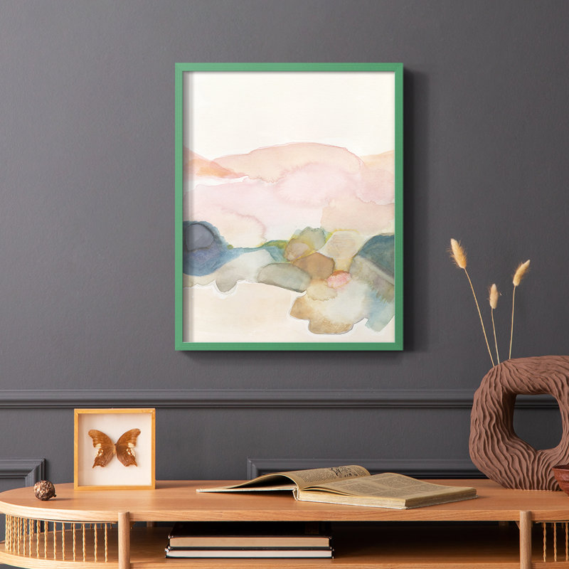 Desert Canyon II, reproduction encadrée - bois massif, Noir, H 28 po x l 22 po