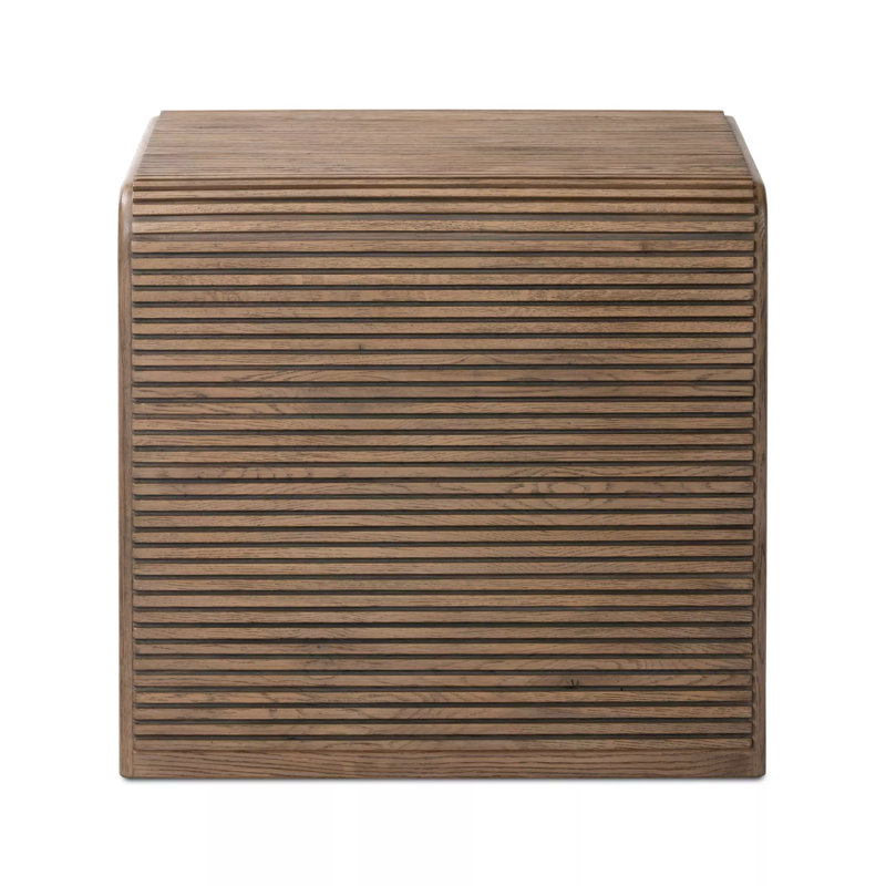 Leo End Table, Brown