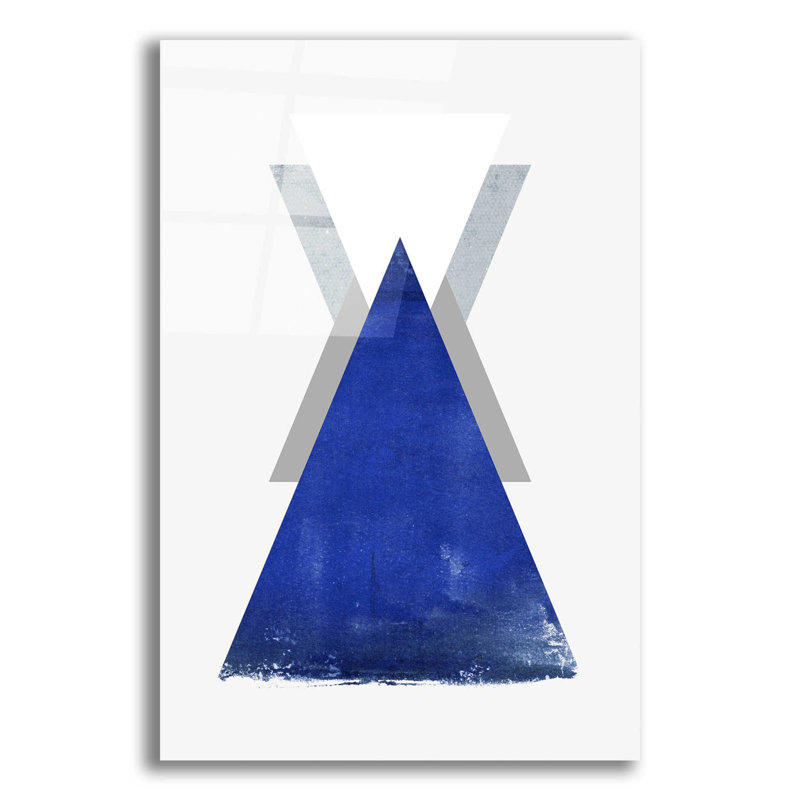 Triangle 2 sur plastique / acrylique par Design Fabrikken, H 24 po x l 16 po x P 0,2 po
