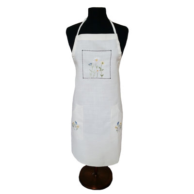 Wehr Embroidered Cutwork Apron