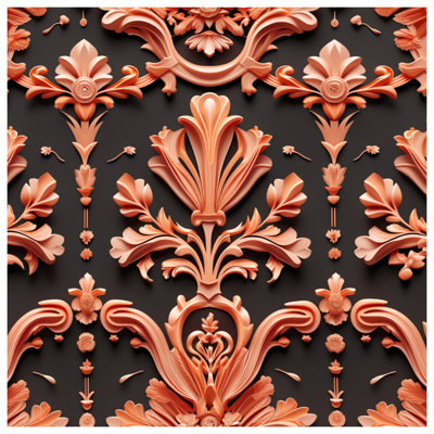 Ornate Floral Motif Comforter