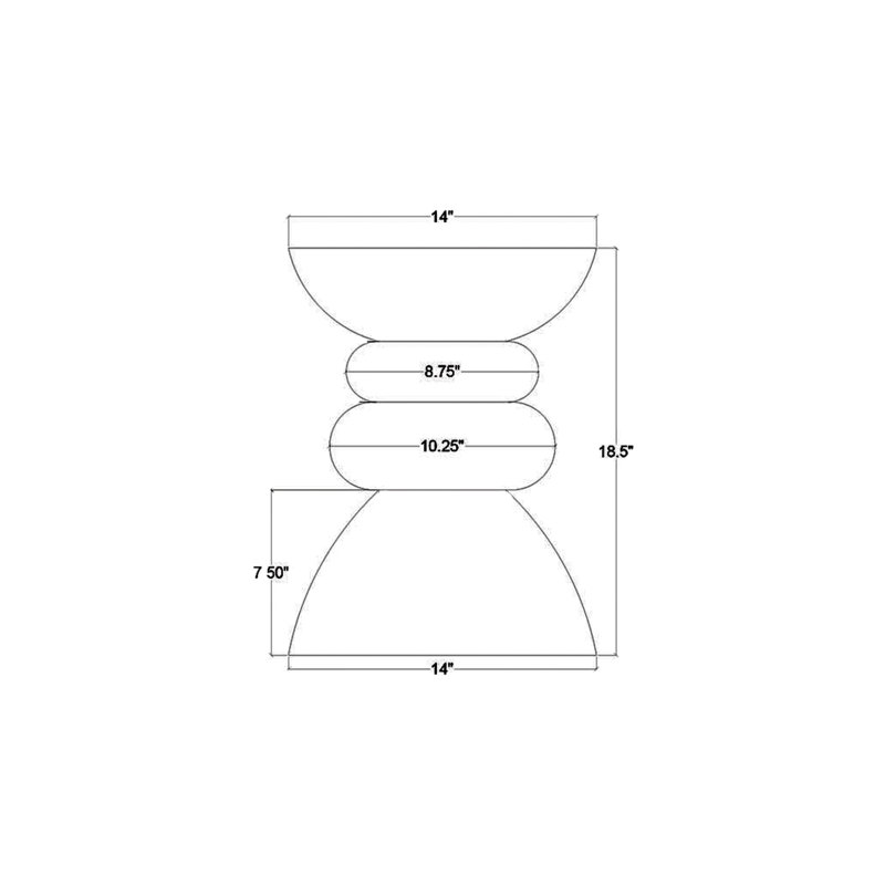 Felix Stacked End Table