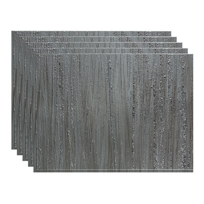 Panneau de dosseret décoratif en vinyle 18 po x 24 po FASÄDE