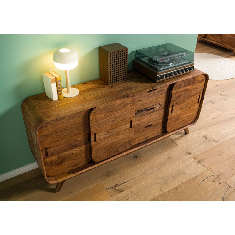 173cm Solid Wood Sideboard, Tan
