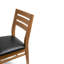 Chaise de salle à manger en bois de hêtre massif avec siège rembourré-127418325