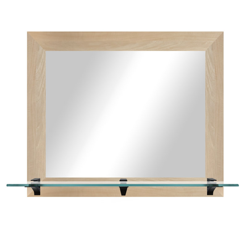 Miroir décoratif patiné, Érable blond